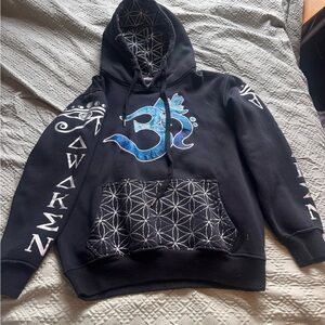 Ragenation Men’s M/L OM sacred geometry, awaken sweatshirt